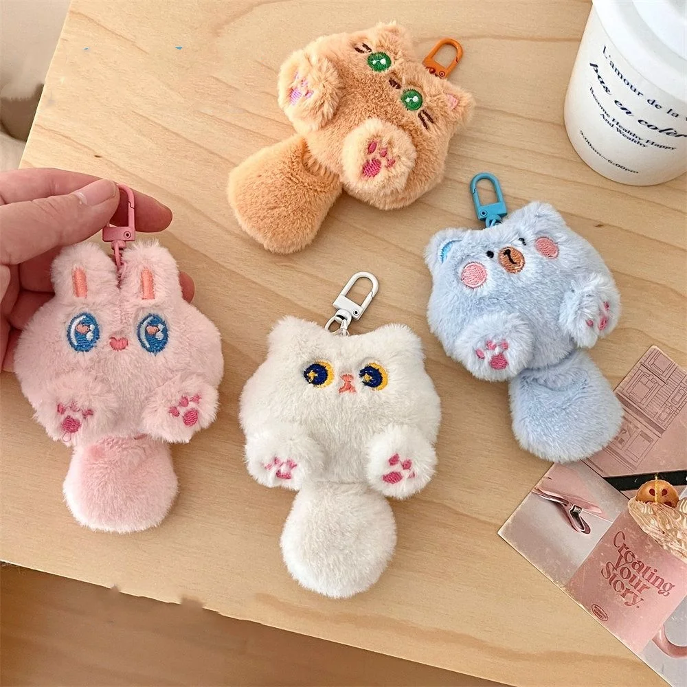 Bag hanging soft cute cat plush - Фотография_2