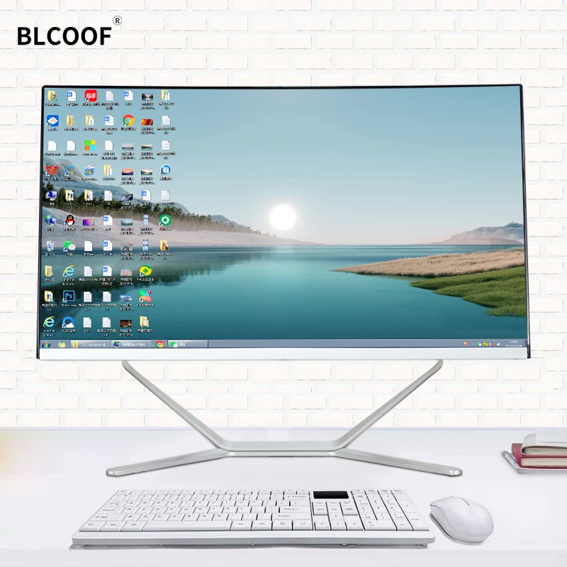 Компьютер pos, изогнутый экран