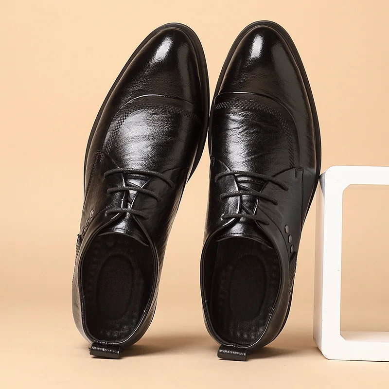 Мужские деловые кожаные туфли - Фотография_4