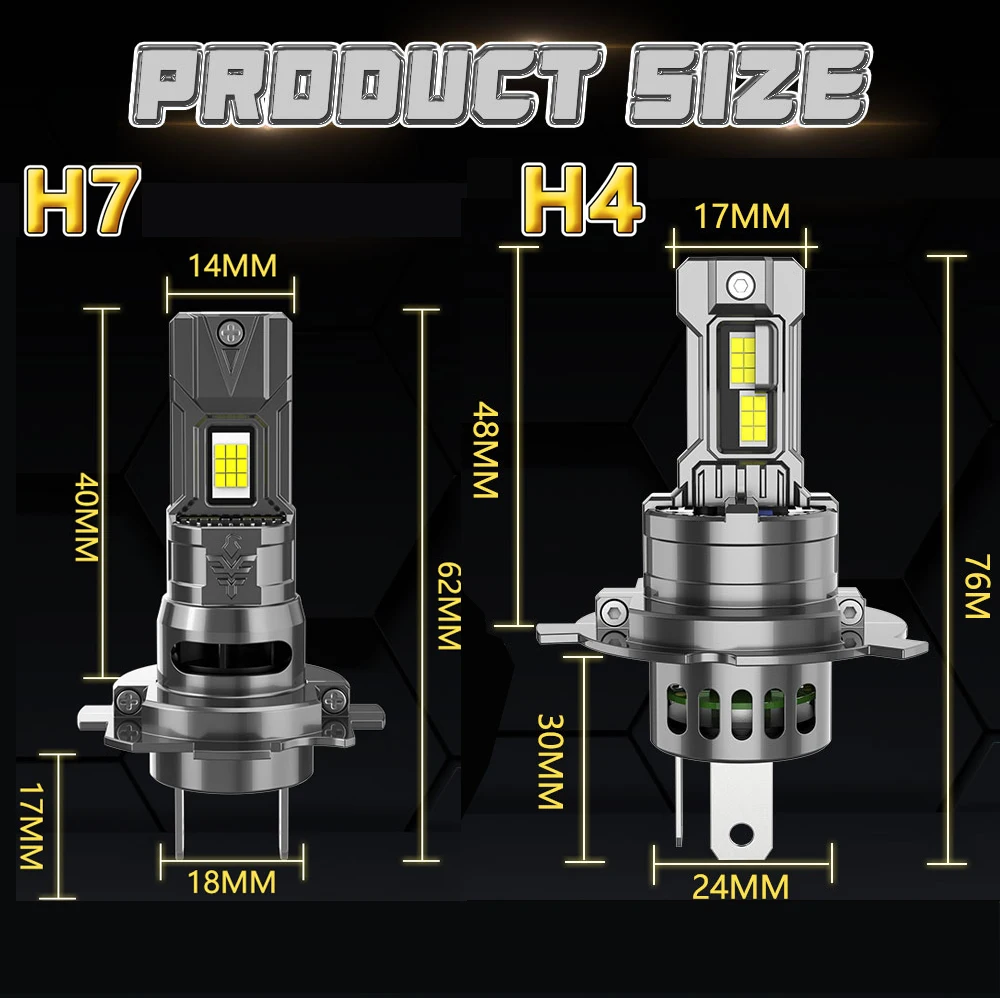 H7 h4 led canbus lights 1 - Фотография_6