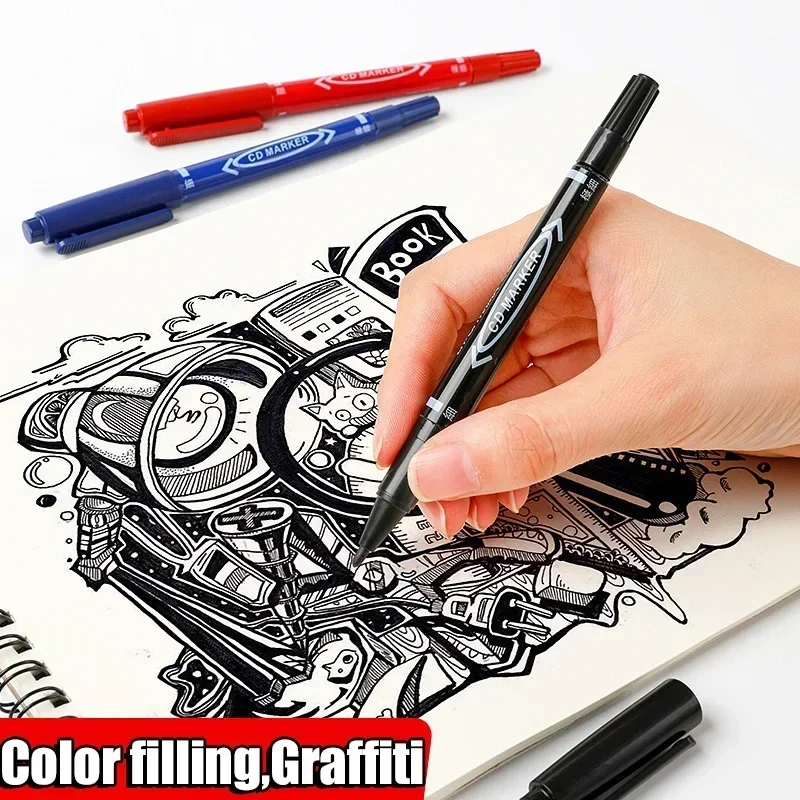 Перманентные маркеры с двойным наконечником - Фотография_5