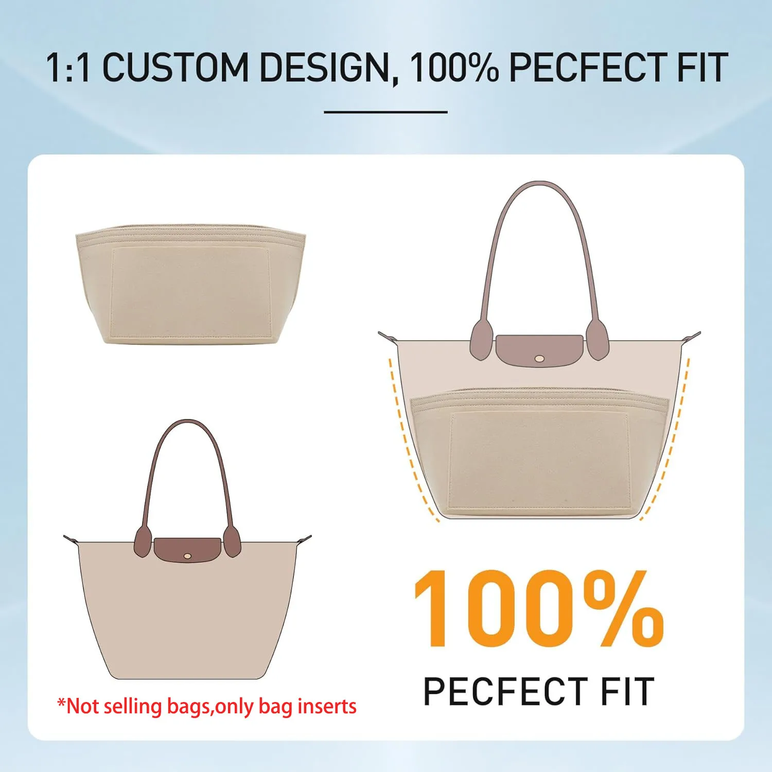 Вставка-органайзер для longchamp - Фотография_4