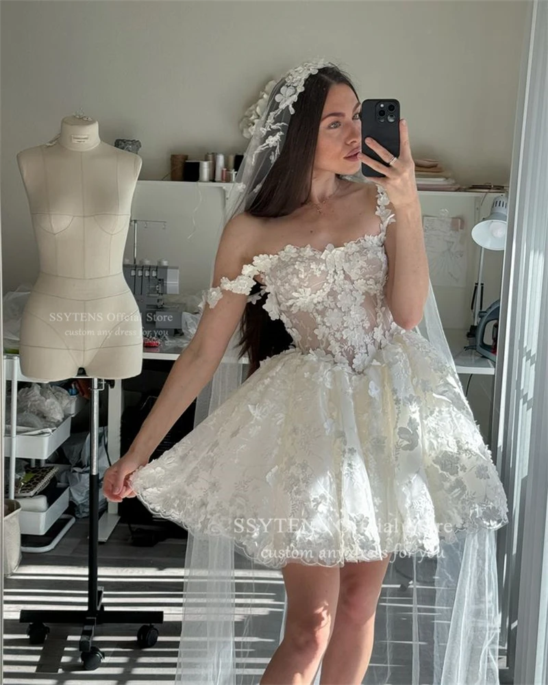 Ssytens милые короткие свадебные - Фотография_2