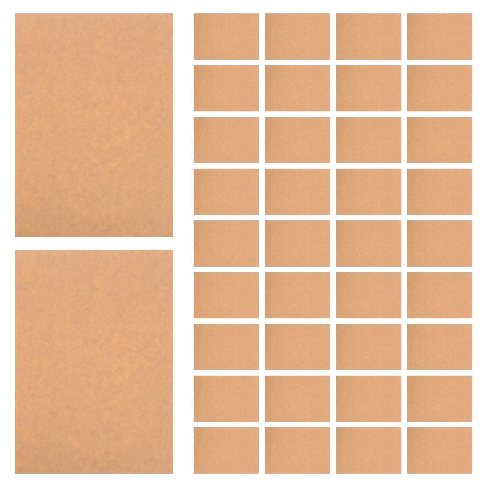 50 листов коричневой крафт-бумаги