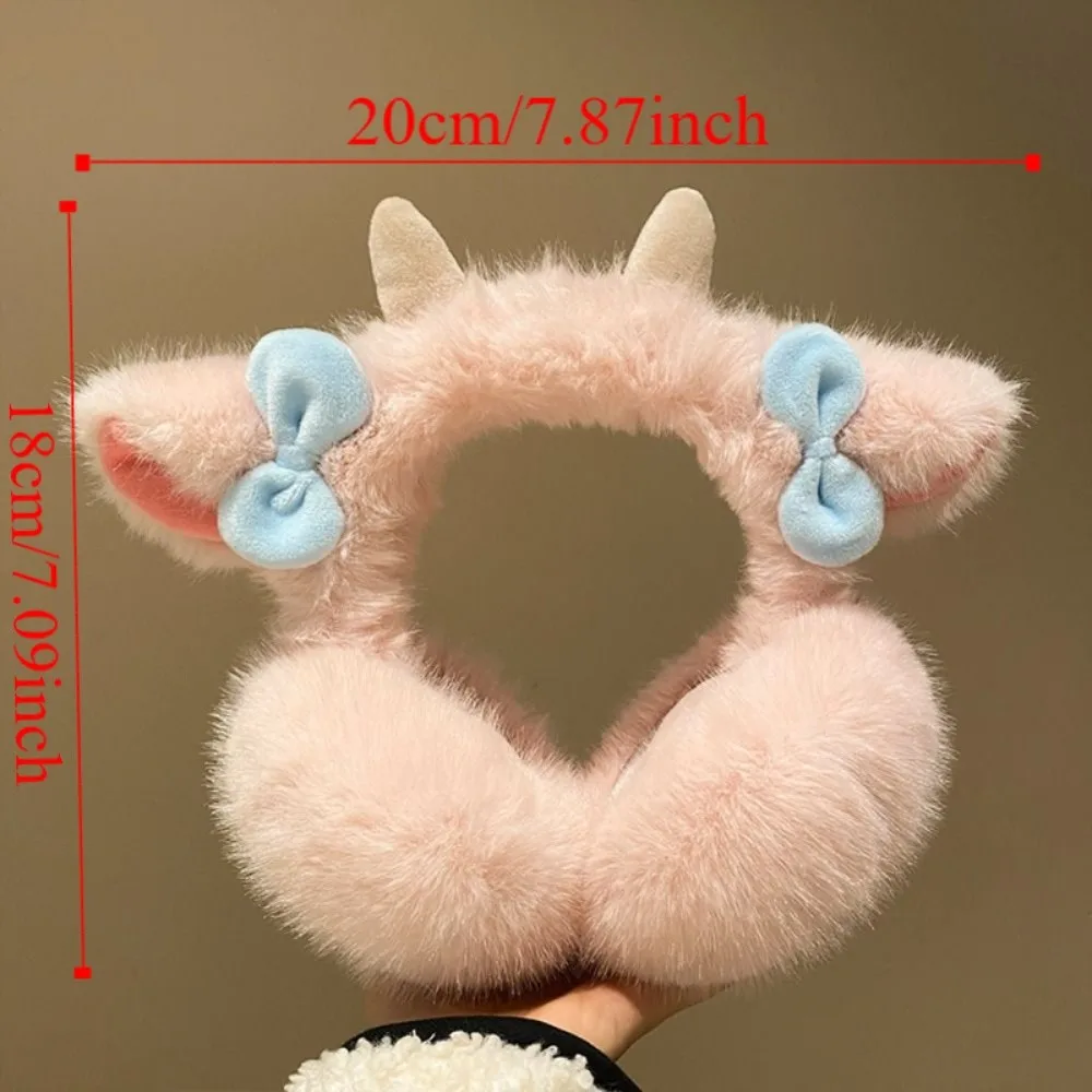 Мягкие плюшевые наушники с рогами ягненка - Фотография_6