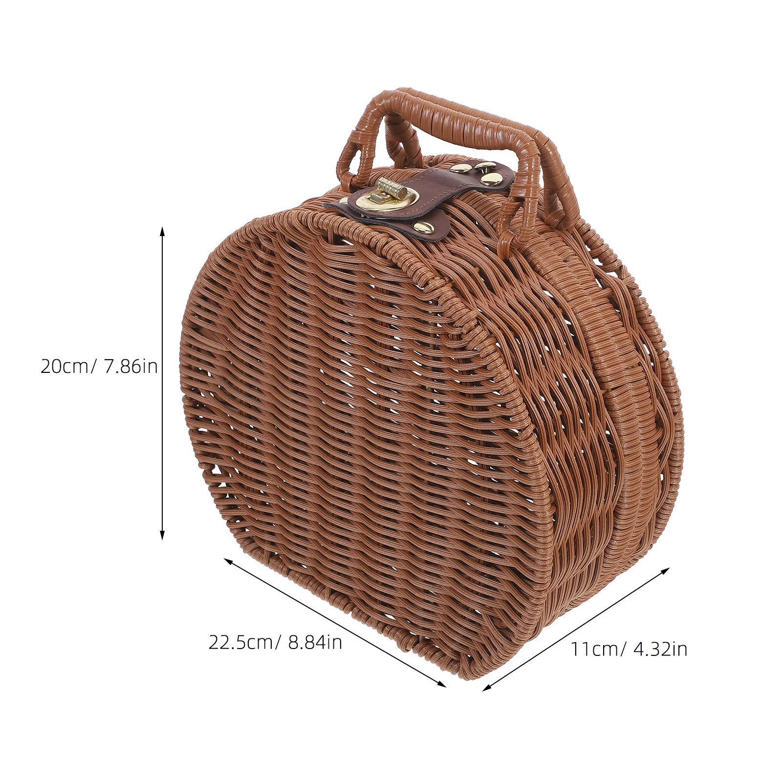 Тканая корзина для пикника - Фотография_4