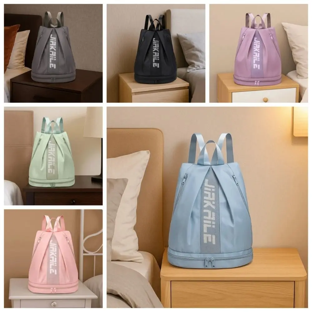 Портативный спортивный рюкзак большой емкости с нижним отделением - Фотография_6