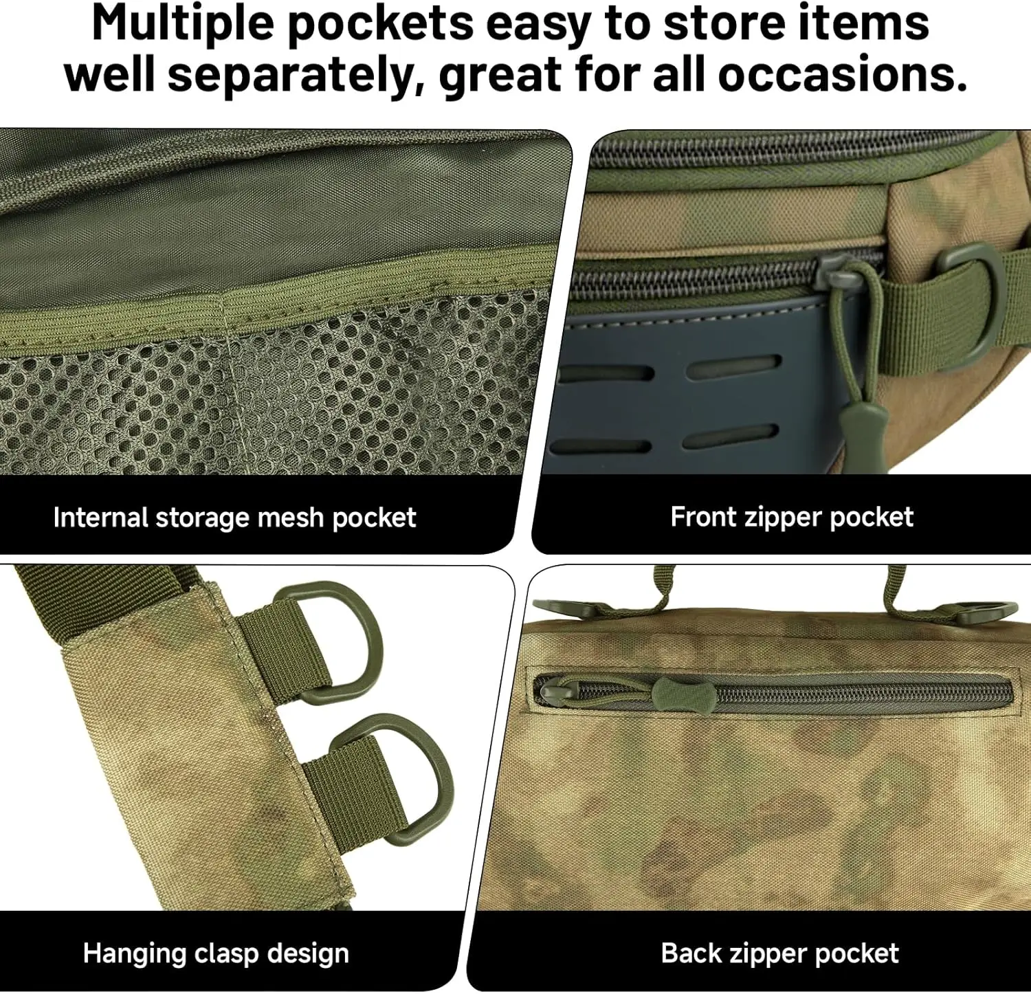Fanny pack, 5l tactical waist pack - Фотография_3