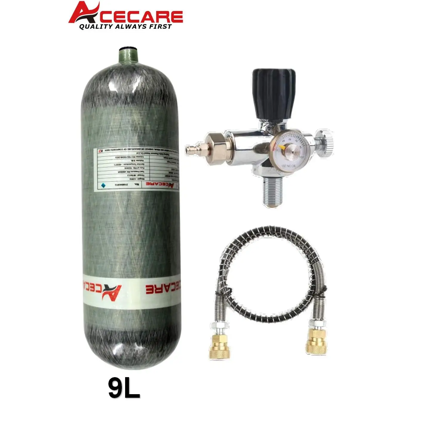 Acecare 4500psi 300bar 9l цилиндр - Фотография_2