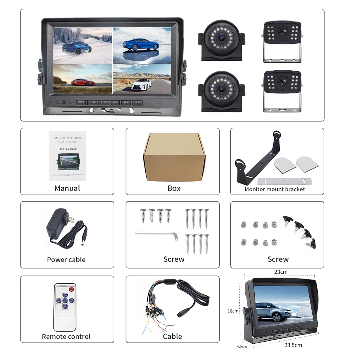 24-вольтовый монитор грузовика - Фотография_4