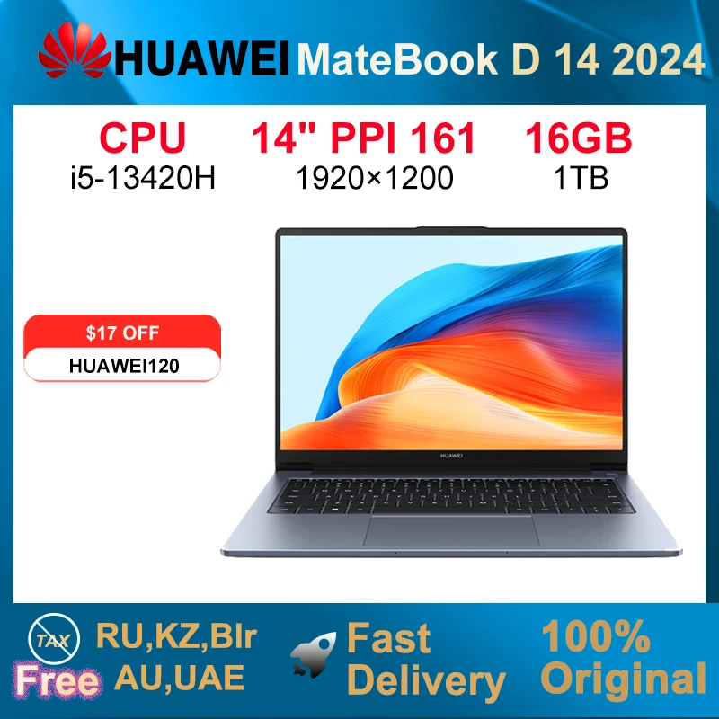 Ноутбук huawei matbbook d14