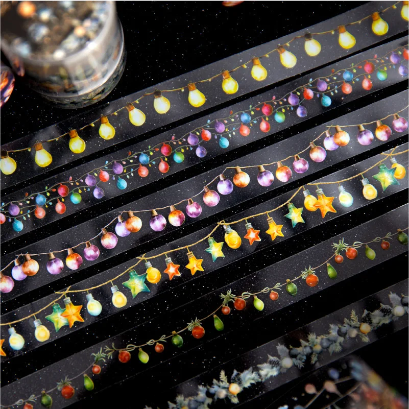 Бумага mr., цветная легкая нить