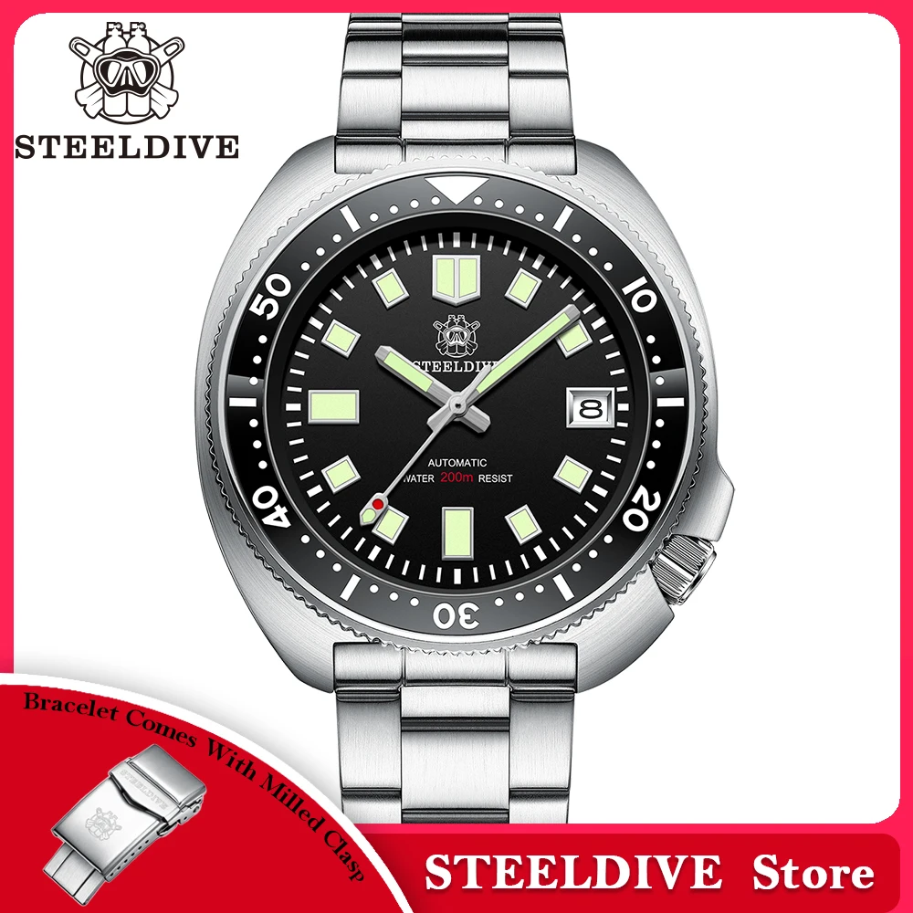 Steeldive sd1970 белый фон с датой