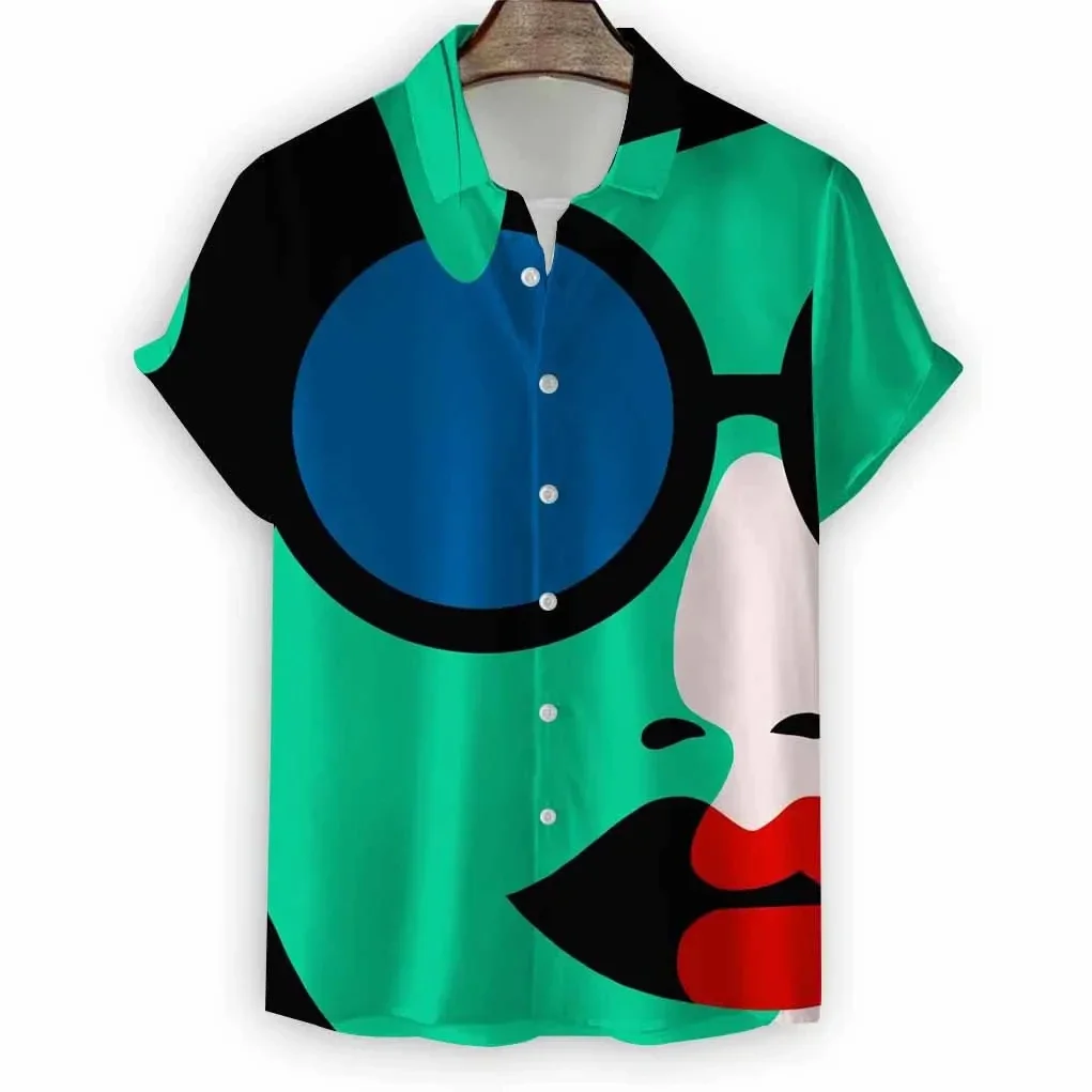 Новая пляжная мужская рубашка с принтом для современных девочек - Фотография_3