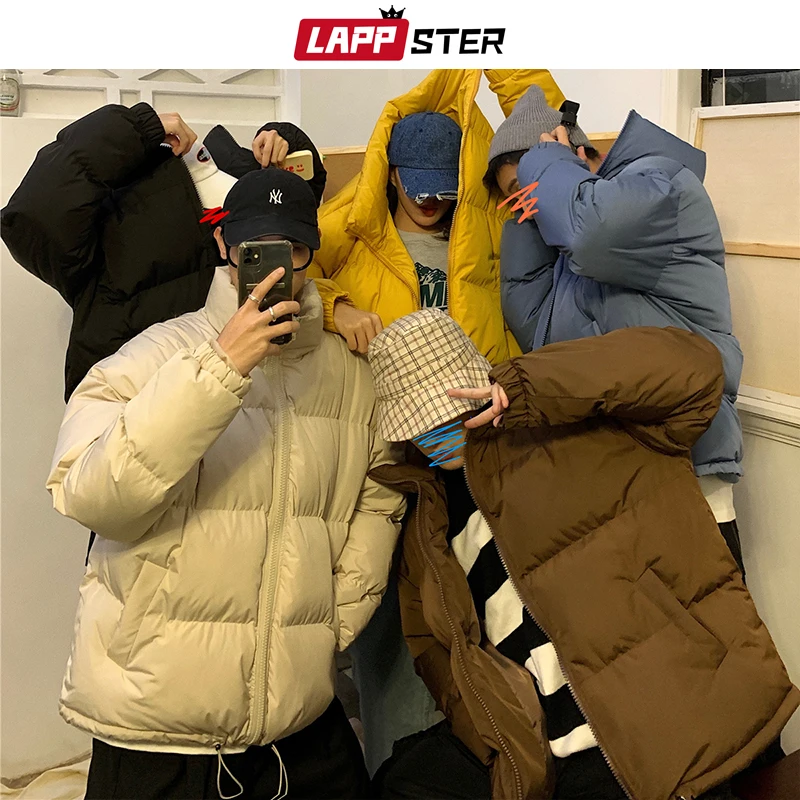 Lappster мужское цветное пальто в стиле харадзюку - Фотография_2