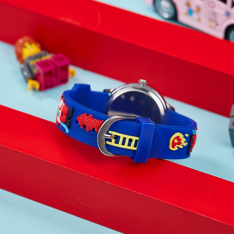 Детские часы с 3d мультяшным пожарным - Фотография_6