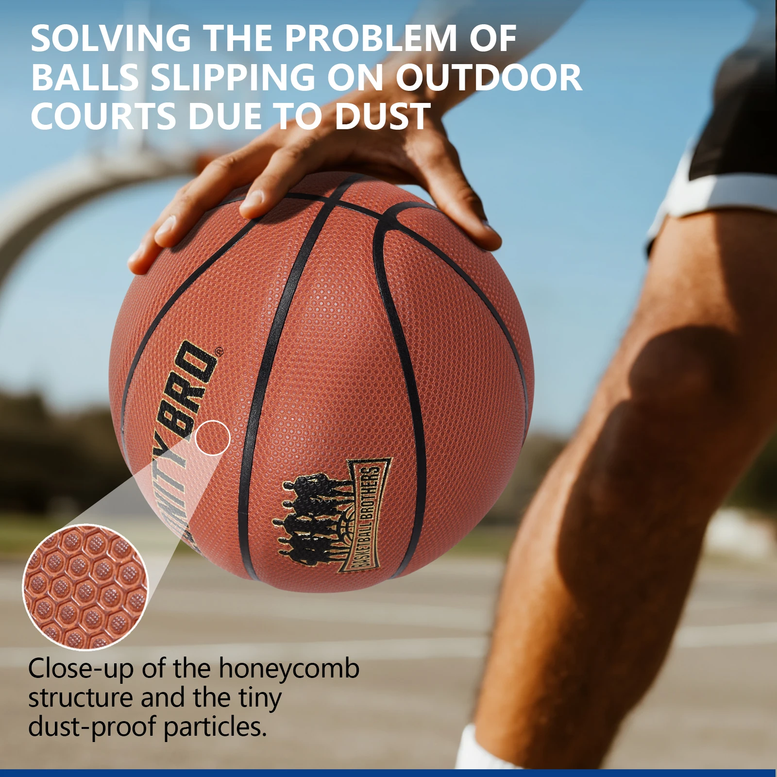 Коричневые баскетбольные мячи из - Фотография_3