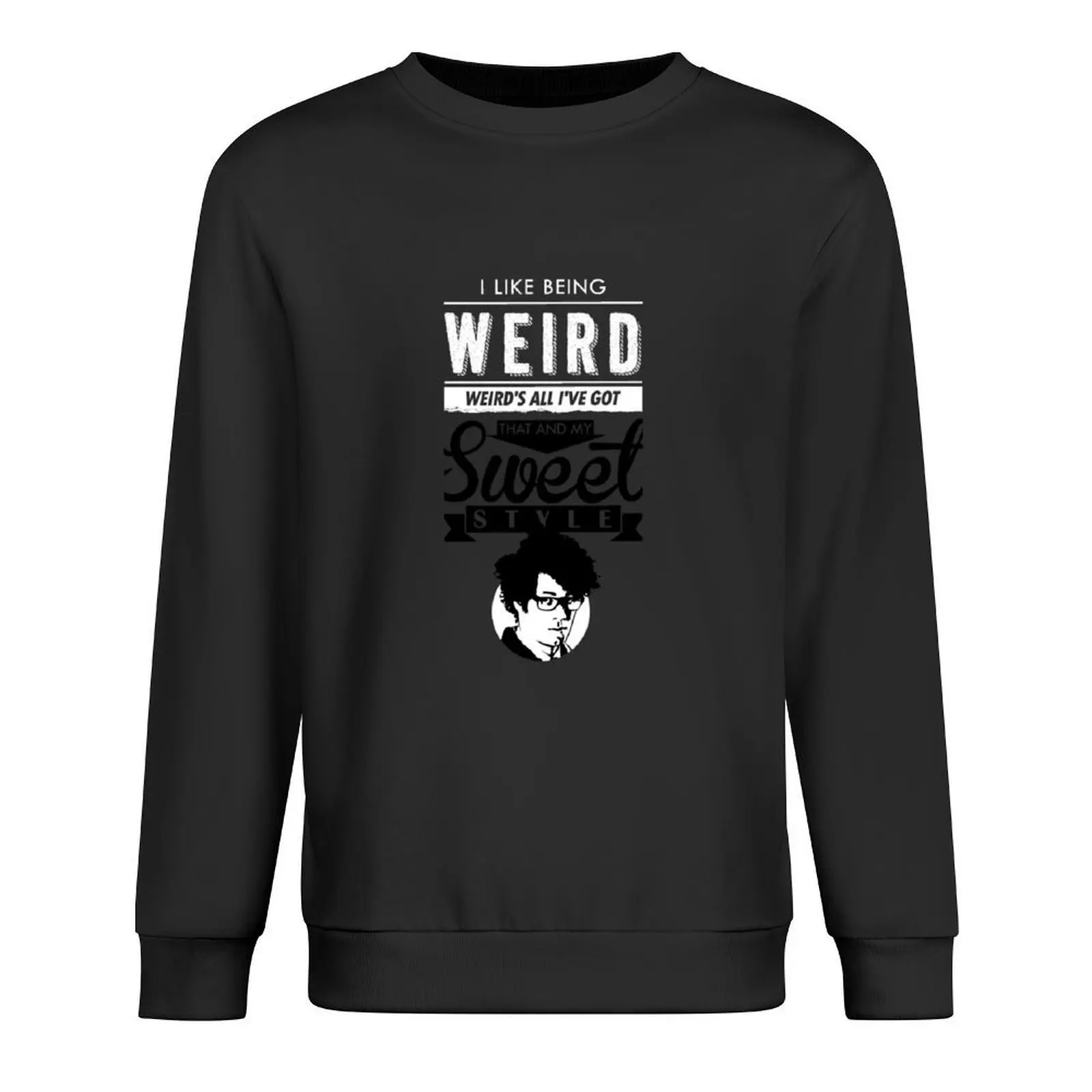 Пуловер с рисунком i like being weird