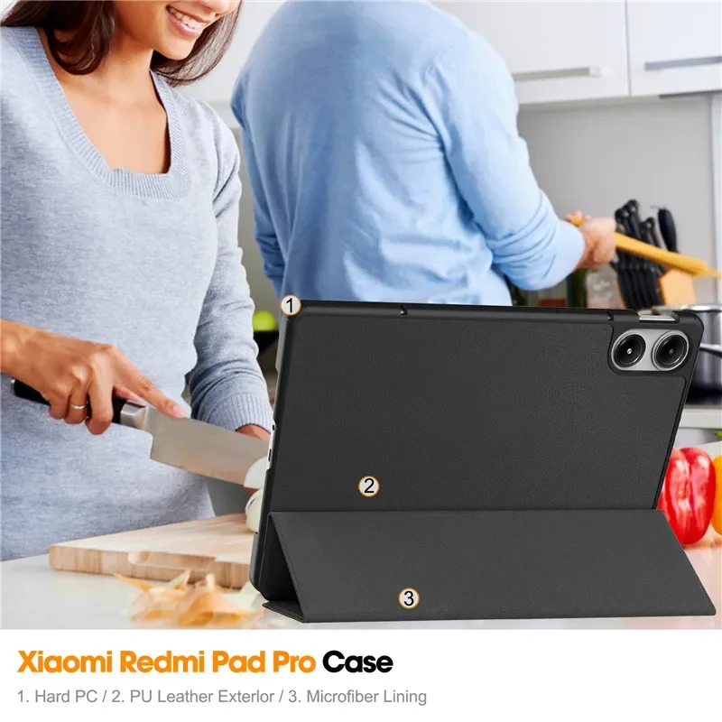 Складной флип-чехол-подставка для xiaomi redmi pad pro 2024 - Фотография_6