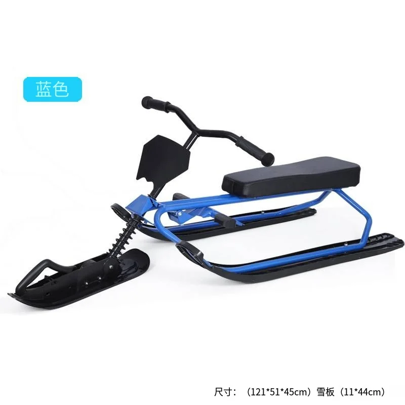 Сани, с рулевым колесом и ручкой и двойными тормозами - Фотография_2