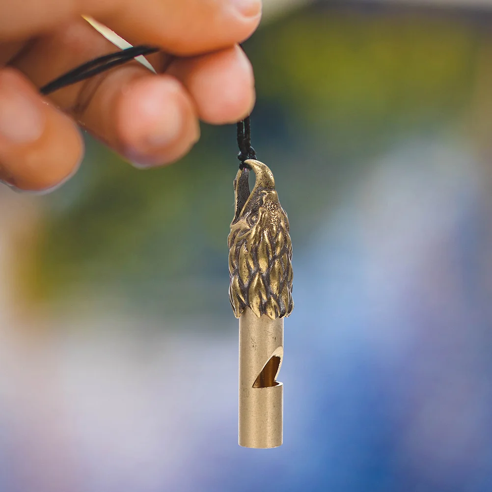 Медный свисток ретро брелок мини - Фотография_5