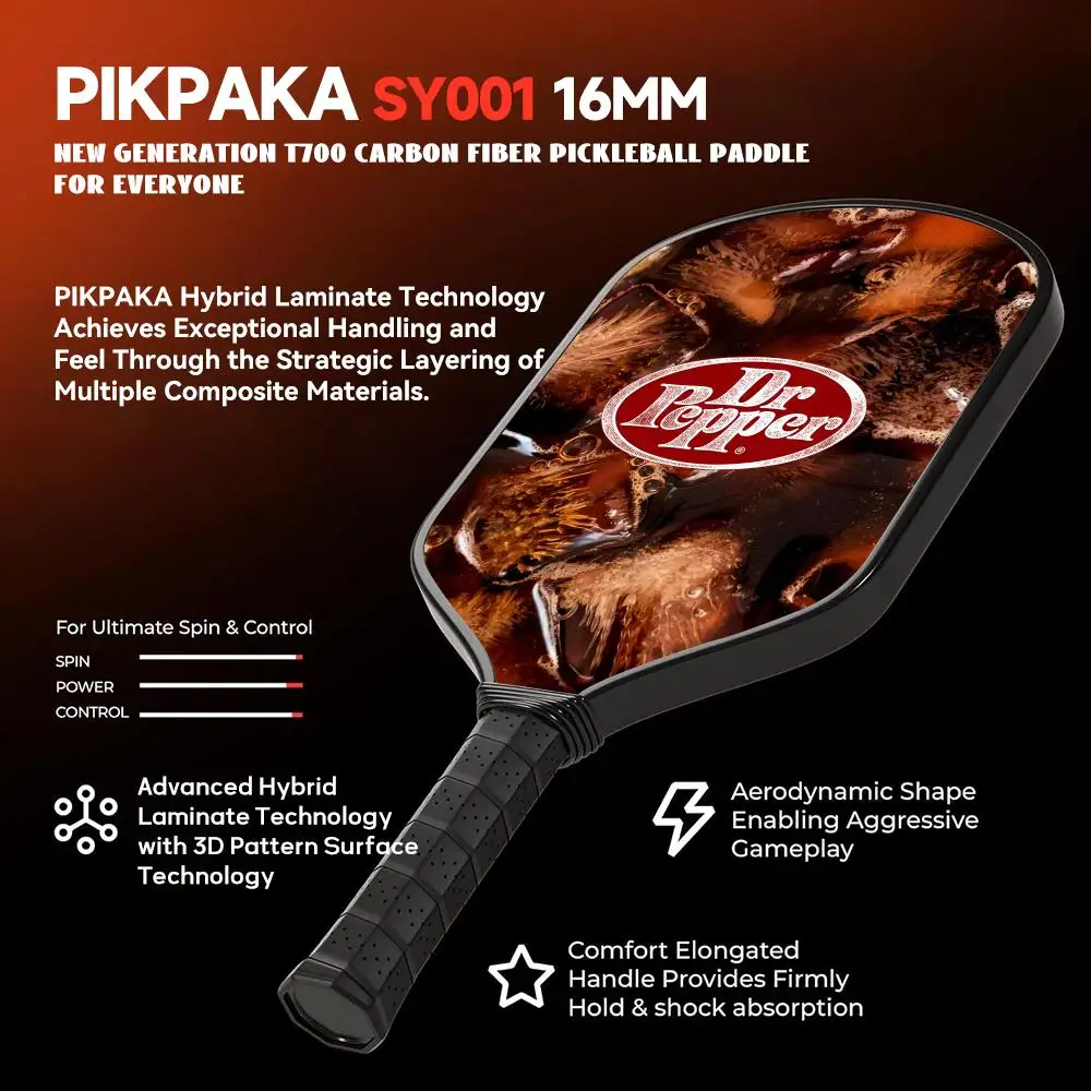 Легкая ракетка pickleball paddle из стекловолокна - Фотография_3