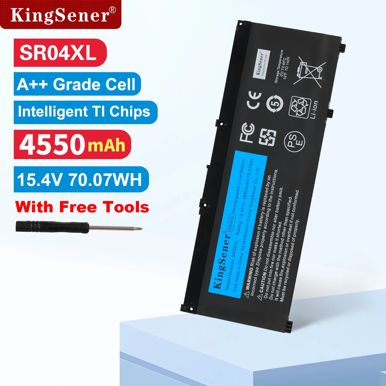 Kingsener sr04xl аккумулятор для