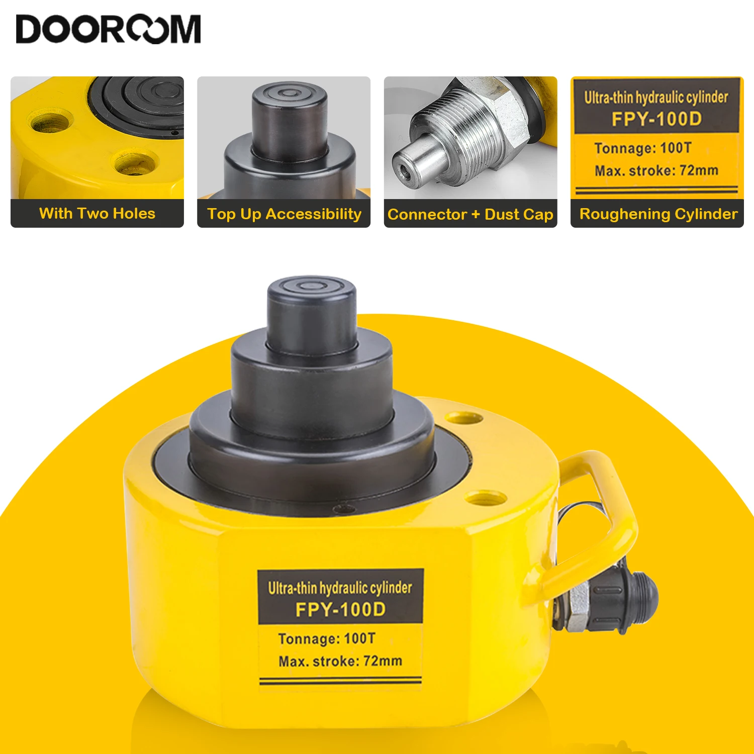 Гидравлический домкрат dooroom 10t-50t - Фотография_3