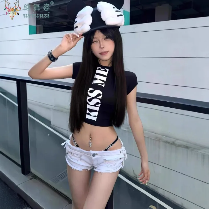 Женские джинсы сексуальные джинсовые - Фотография_3