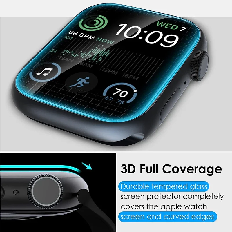 Полностью изогнутая защитная пленка для экрана apple watch ultra 3 49 мм - Фотография_2