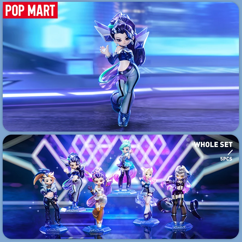 Pop mart league of legends k/da фигурки серии all out 1 шт
