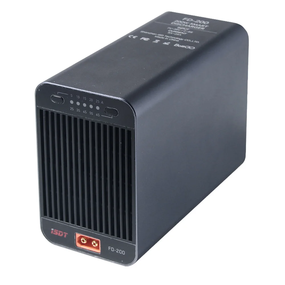 Isdt fd-200 200w 25a поддержка 2-8s литий-полимерный аккумулятор