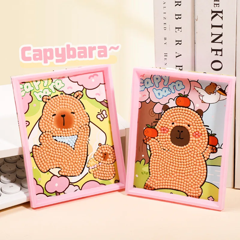 Капибара diy алмазные картины мультфильм - Фотография_3