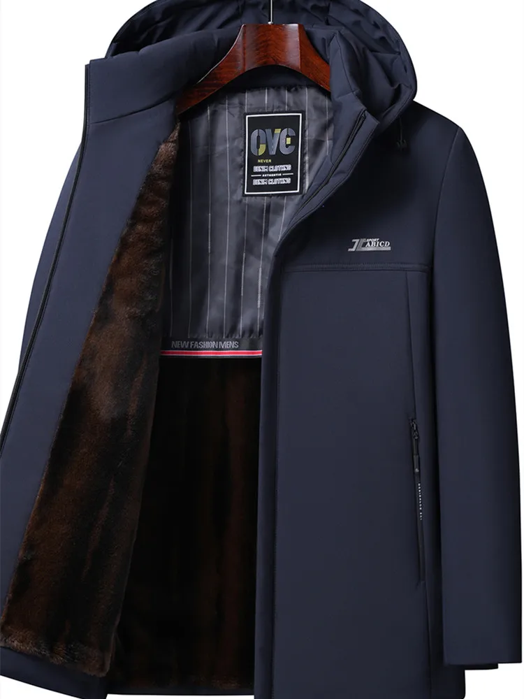 Модная трендовая толстая теплая стеганая куртка - Фотография_5