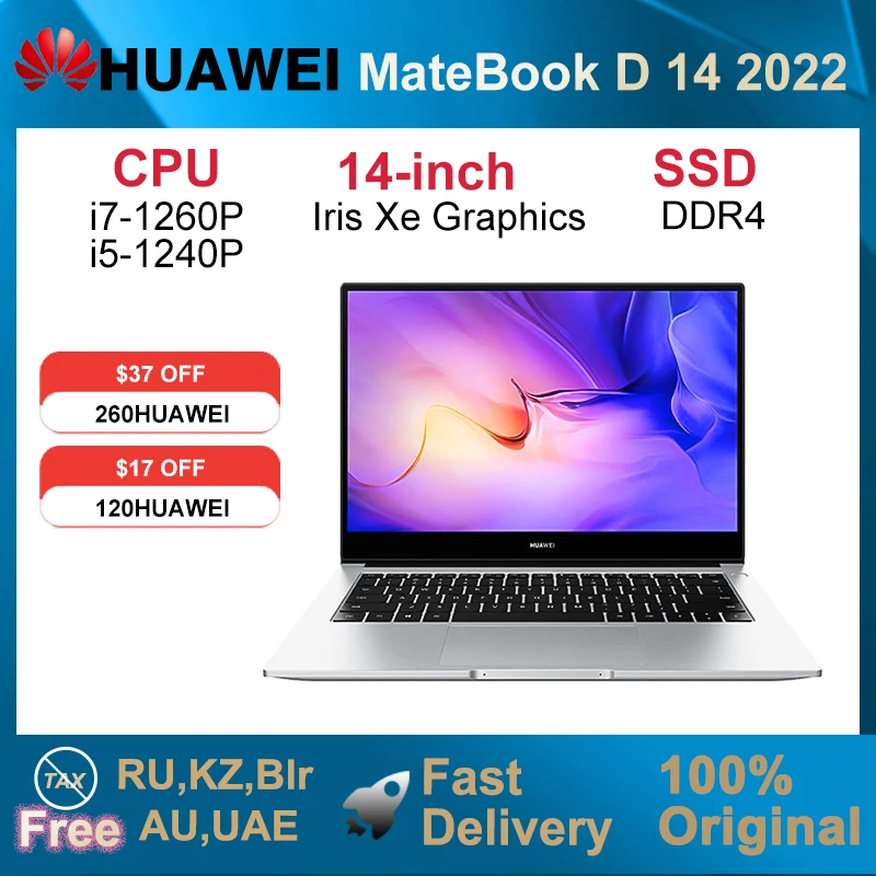 2022 huawei matebook d 14 ноутбук