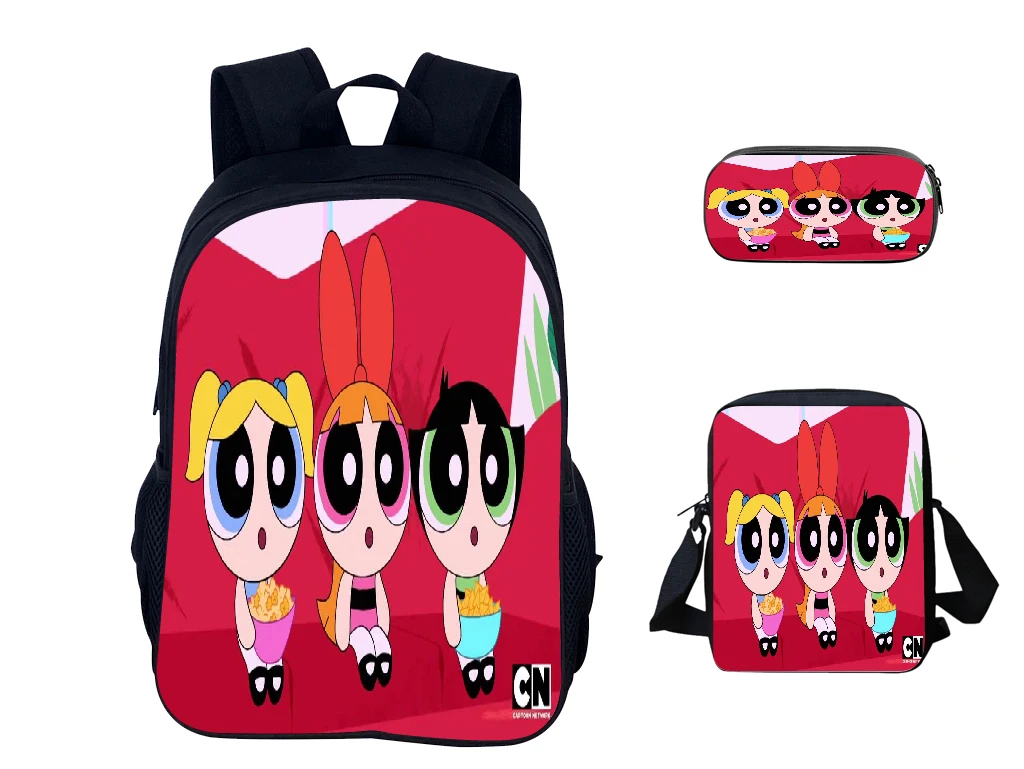 Легкий рюкзак powerpuff для девочек