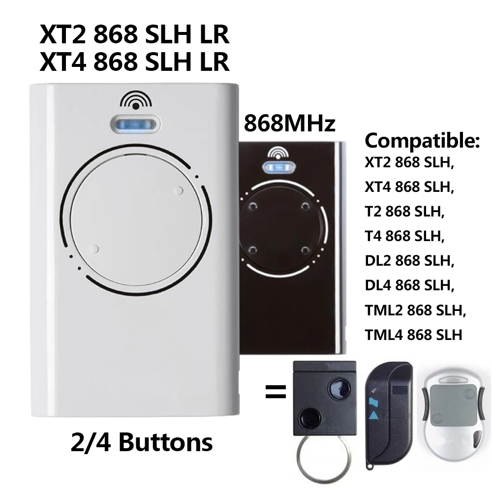 Xt2 xt4 868 slh lr пульт дистанционного управления для гаражных ворот