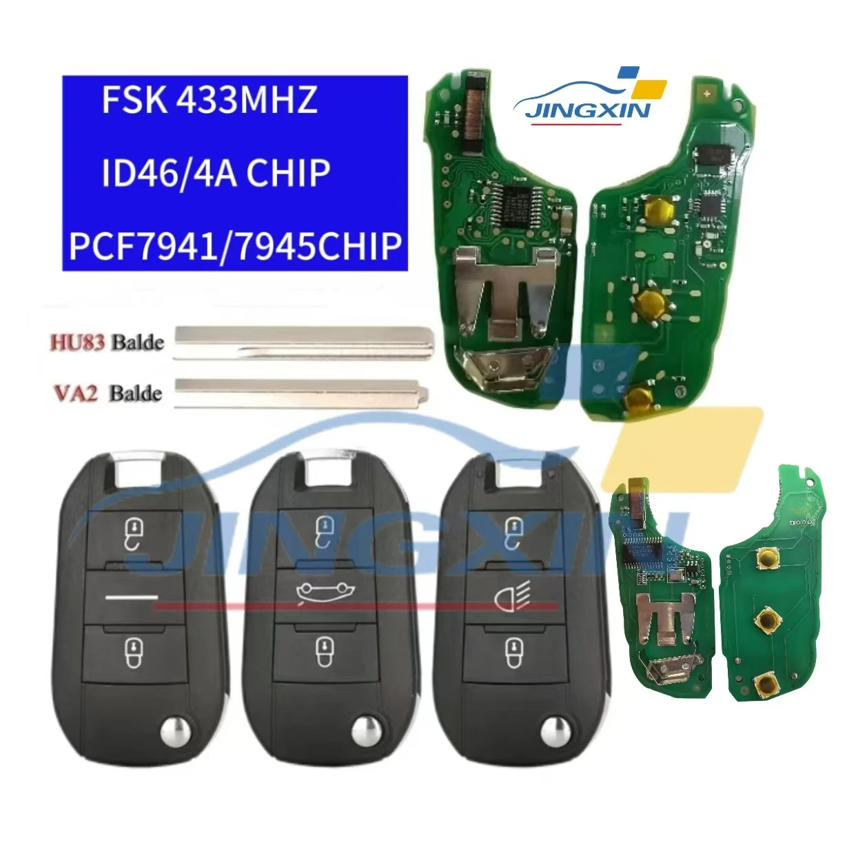 Pcf7941/7945 чип автомобильный ключ fcc