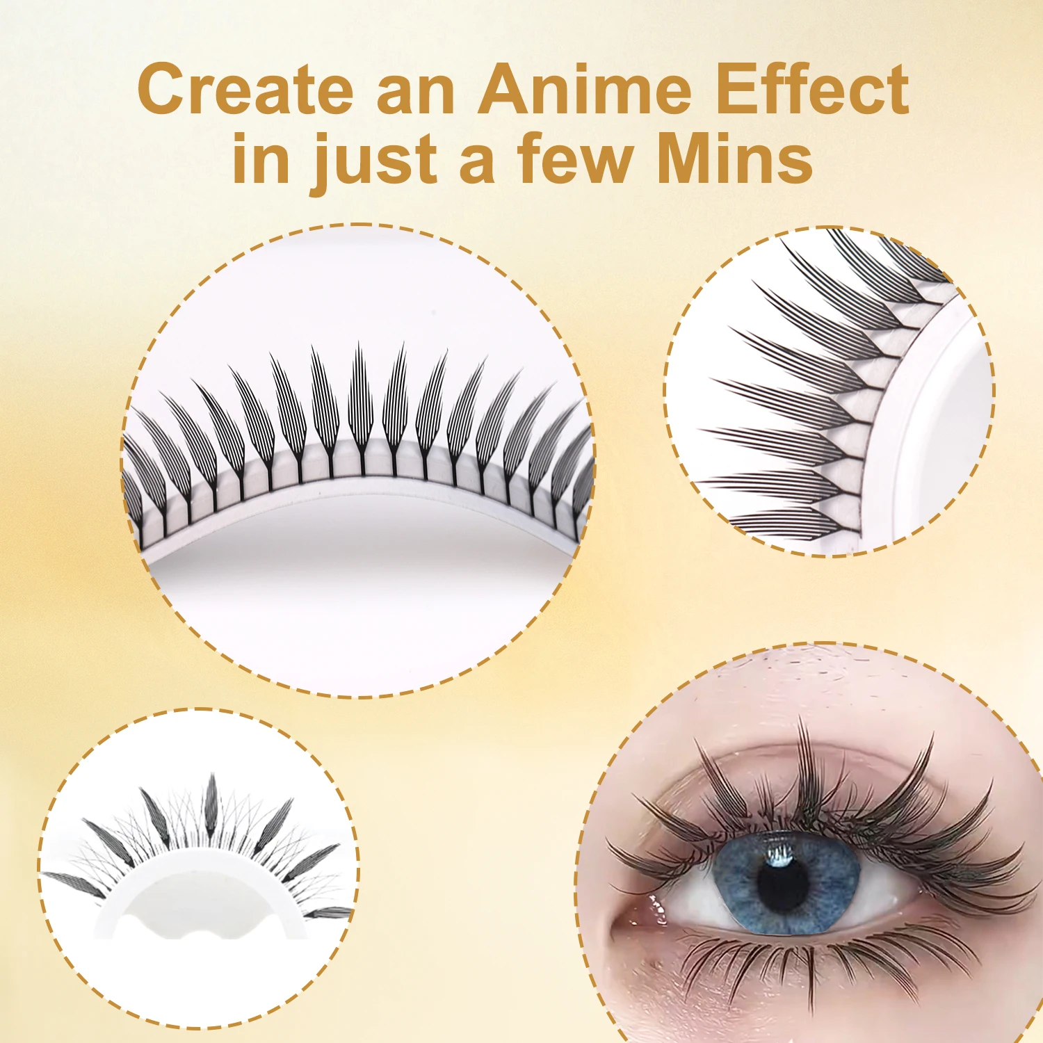 Lashrujade comic spire lashes готовые - Фотография_5