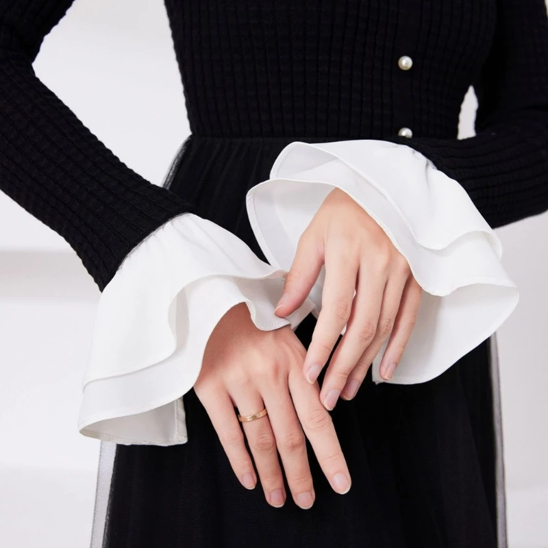 1 пара запонок с цветочным узором - Фотография_3