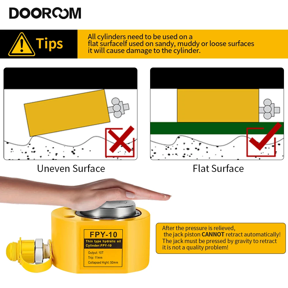Гидравлический домкрат dooroom 10t - Фотография_4