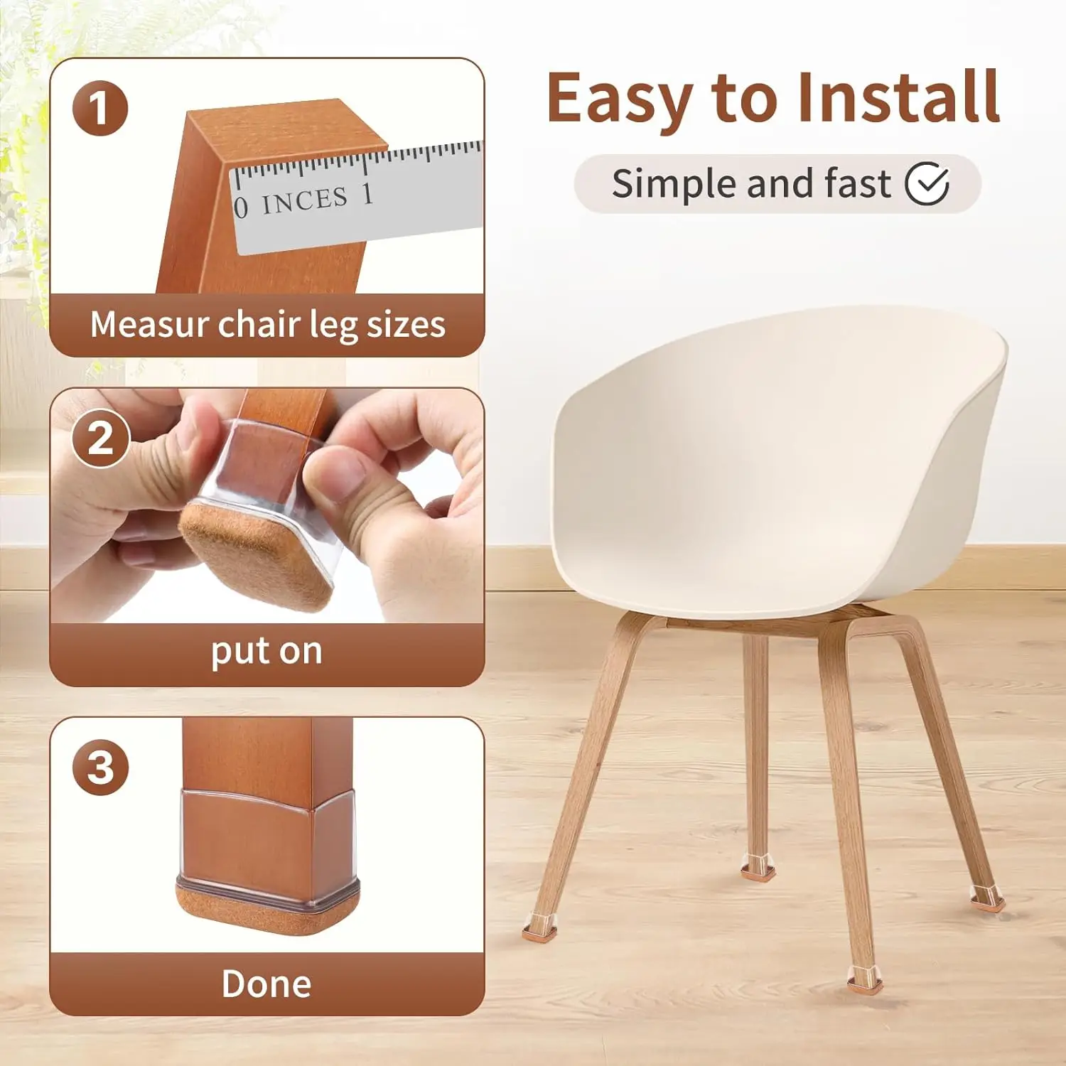 Прямоугольный чехол для ног стула - Фотография_6