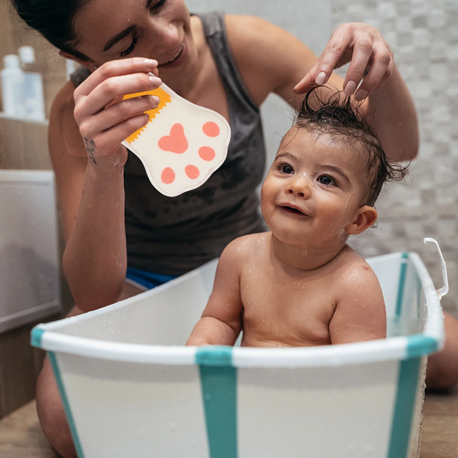 Набор банных полотенец с героями мультфильмов для малышей - Фотография_2