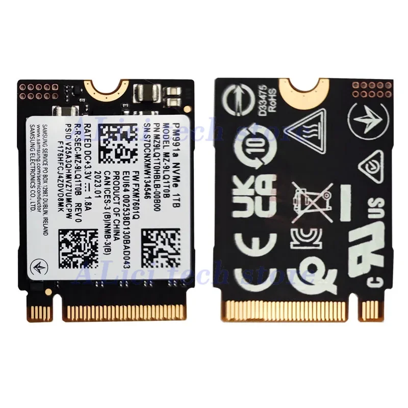 Оригинальный новый pm991/pm991a 128 гб 256 гб 512 г 1 тб 2230 pcie 3 - Фотография_4