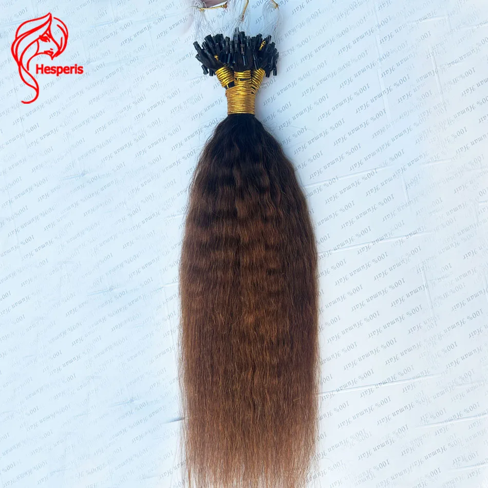 Kinky straight micro loop наращивание - Фотография_3
