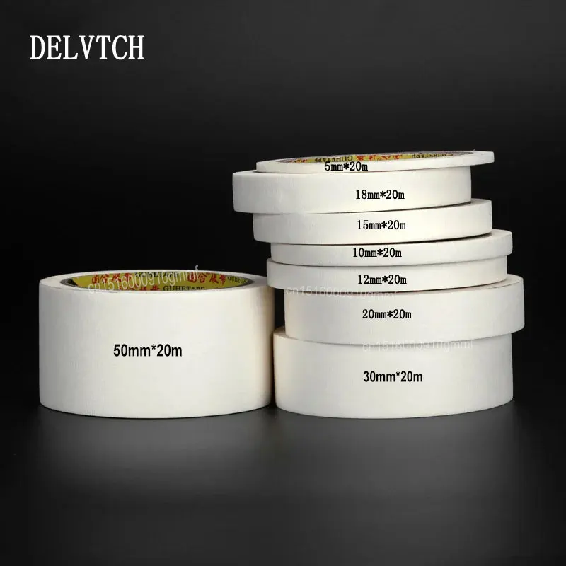Клейкая лента delvtch белого цвета
