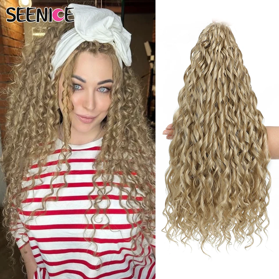 Глубокие волнистые вязанные крючком волосы jessica curl