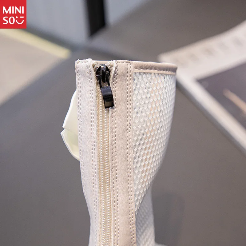 Летние ботинки martin для девочек miniso 2025 - Фотография_4