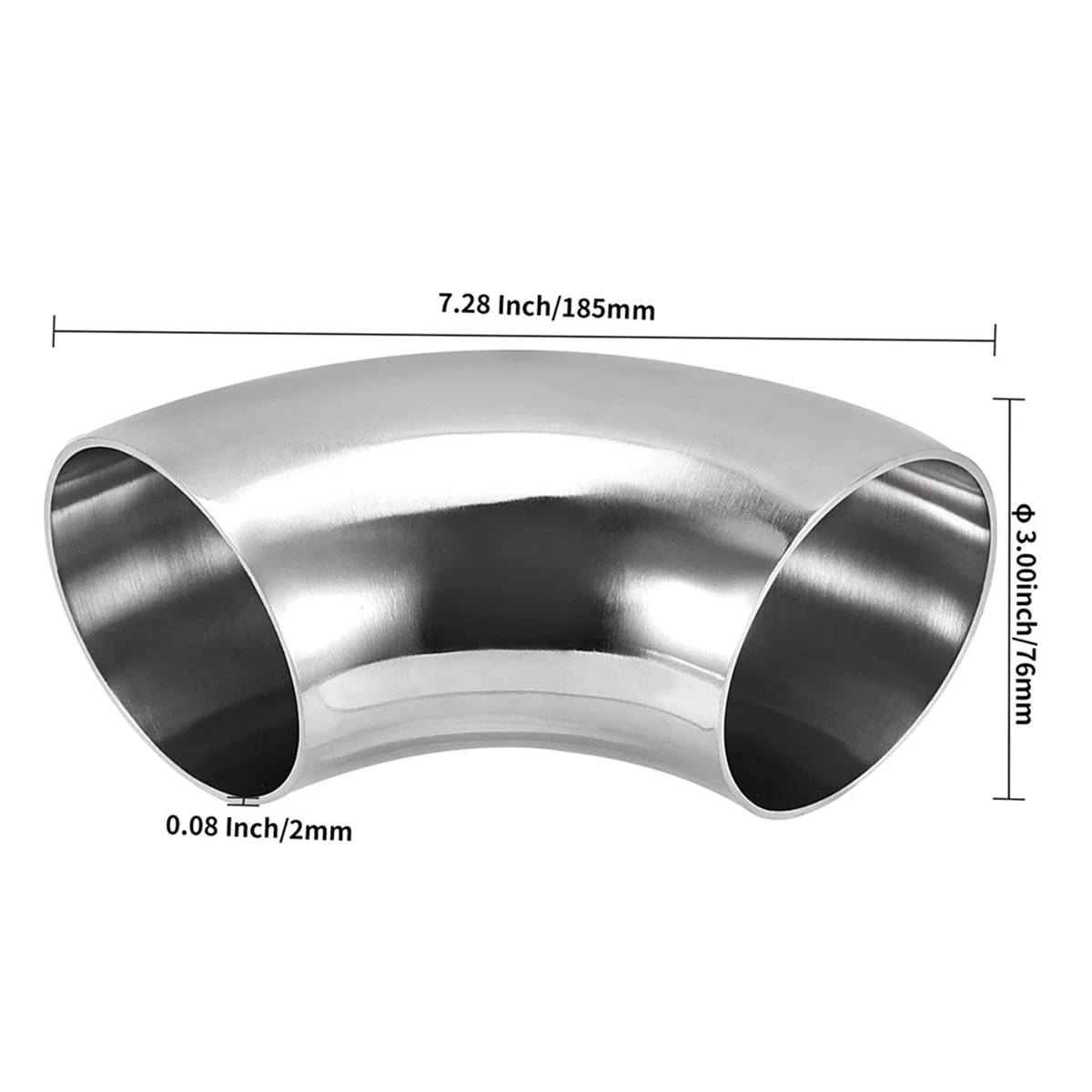 Aa25 2 упаковки, 3-дюймовое колено - Фотография_3