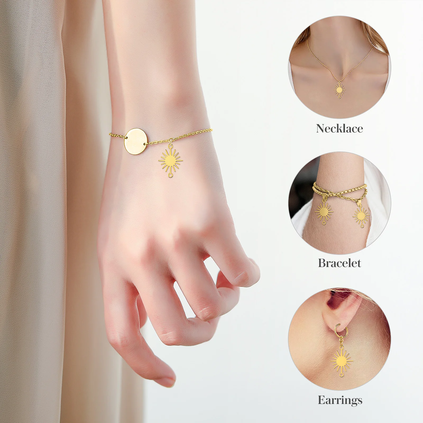 Соединители для подвесок в форме солнца